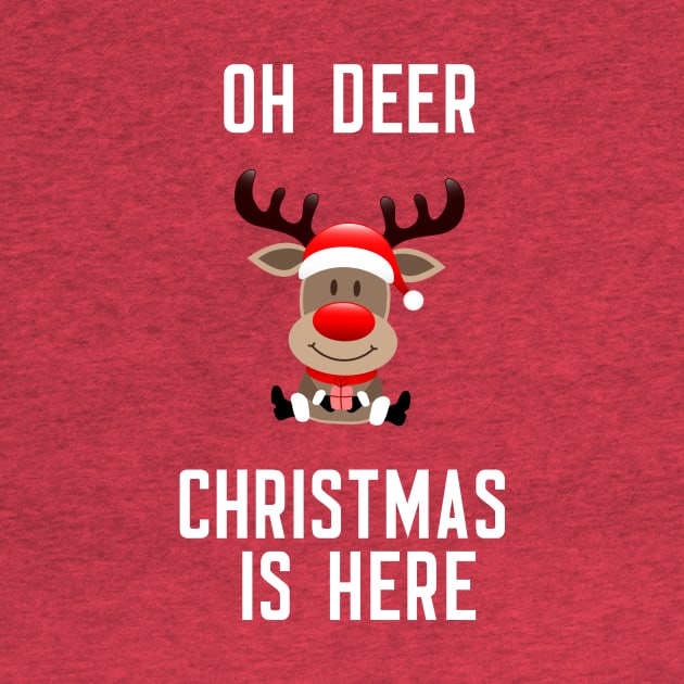 Oh Deer Christmas Is Here by cleverth